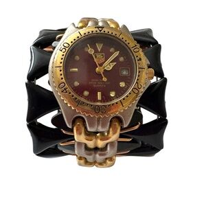 Tag Heuer Gold and Black Watch